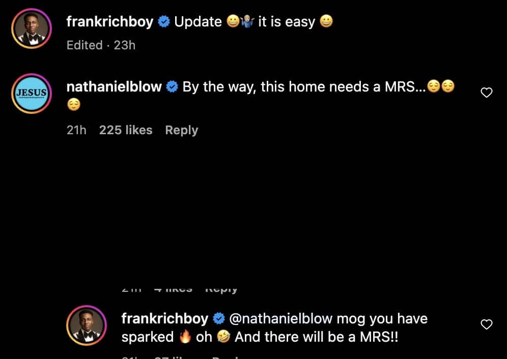 "Your home needs a Mrs" – Nathaniel Bassey teases Frank Edwards, he reacts